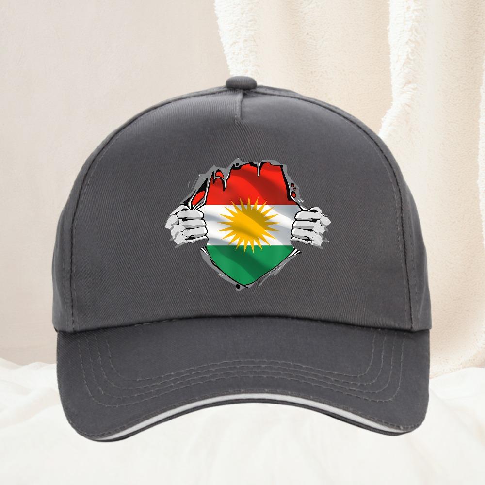 Arrival Kurdistan Flag baseball cap Summer Outdoor Adjustable Hat All Seasons Travel Gift Headwear