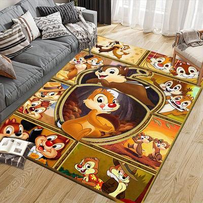 1pz Tappeto con Personaggi dei Cartoni Animati Disney Tappeto Area Tappeto Antiscivolo Lavabile a Mano Tappetino per Pavimento Adatto per Soggiorno Camera da Letto Decorazione per la Casa