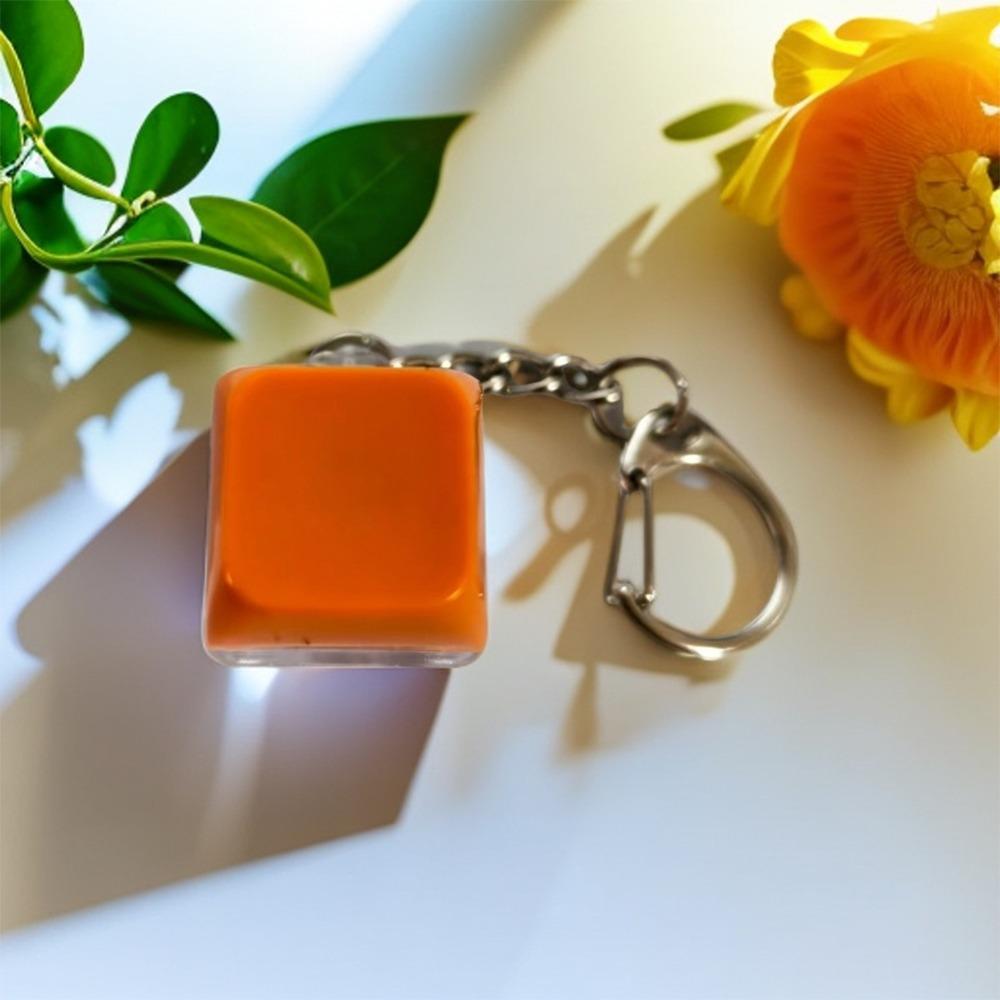 Nycklar Knapp Fidget Nyckelring Med Ljus Klicker Leksak Avslappnande Klämleksak