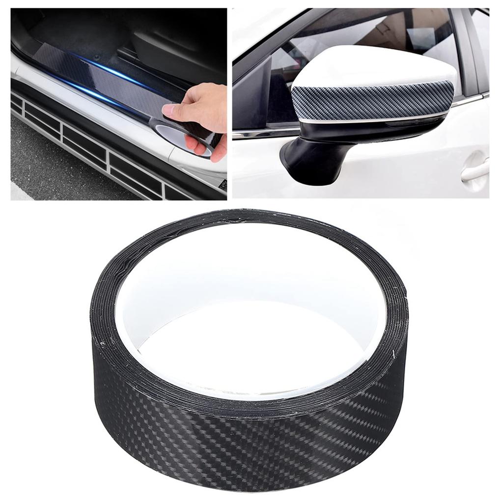 Car Wrapping Film Carbon Fiber Sticker Tape Carbon Fiber Material (1.1 X 1.2 Ft