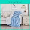 Fleece Bed Blanket With Soft Sherpa Material For Cozy Home Bedding
