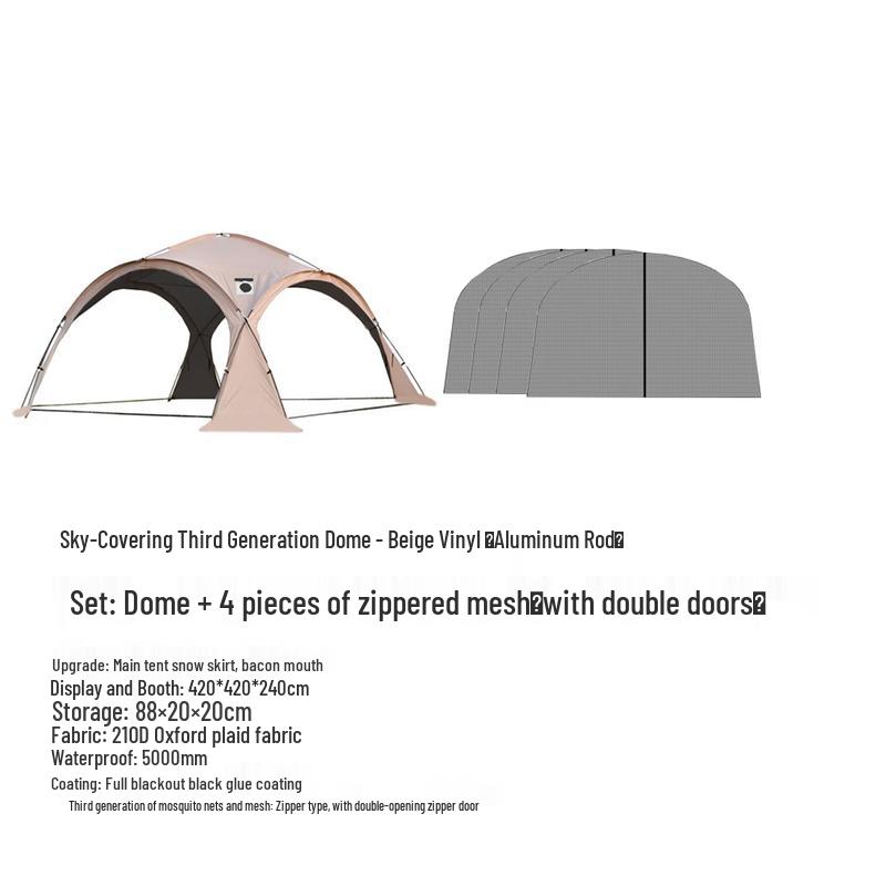 ZISIZ Sky-Covering II Dome Camping Tent