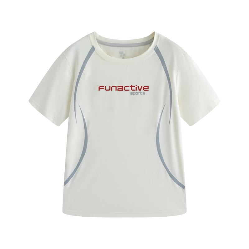 

FUN ACTIVE Girls Quick-Dry Athletic Short Sleeve T-Shirt 170