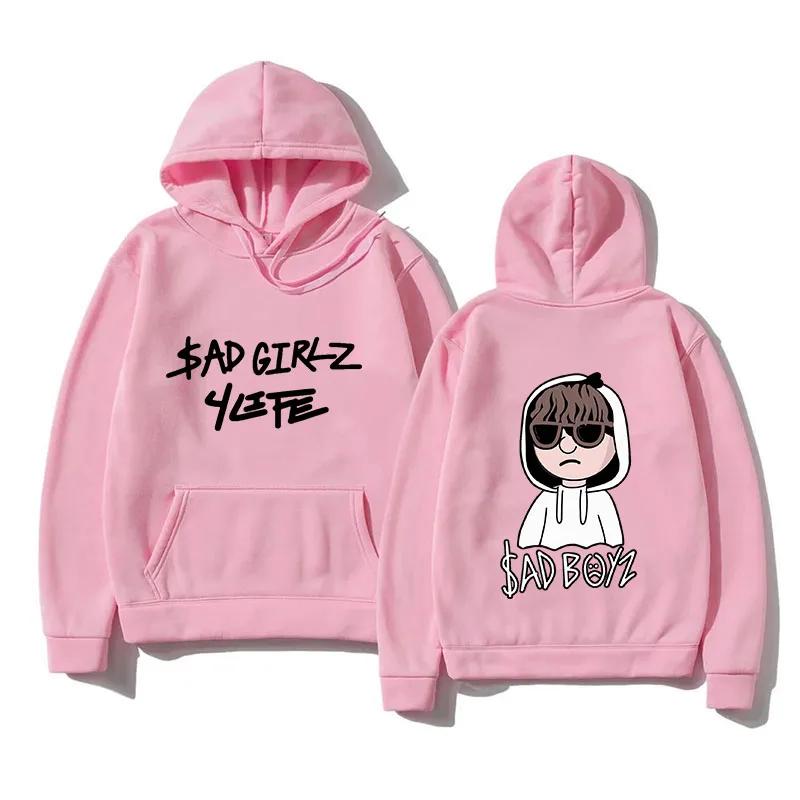 2024 Men's Sad Boys Printed Hoodies Harajuku Girls Hip Hop Pullover Fancy Music Gift Casual Loose Comfortable Sweatshirt