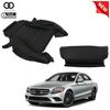 For Mercedes Benz C300 2015- 2Pcs Driver Bottom Leather Seat Cover Black