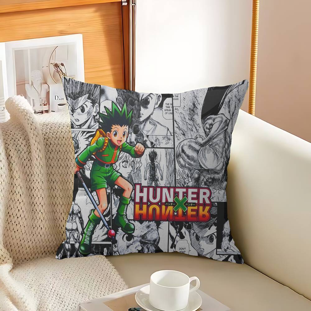 Anime Hisoka Hunter X Hunters Pillow Cushion Cover Pillowcase Living Room Sofa Home Decor