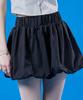 KOLEAT Balloon Cooling Crinkly Layered Mini Skirt [Black] Kcl.