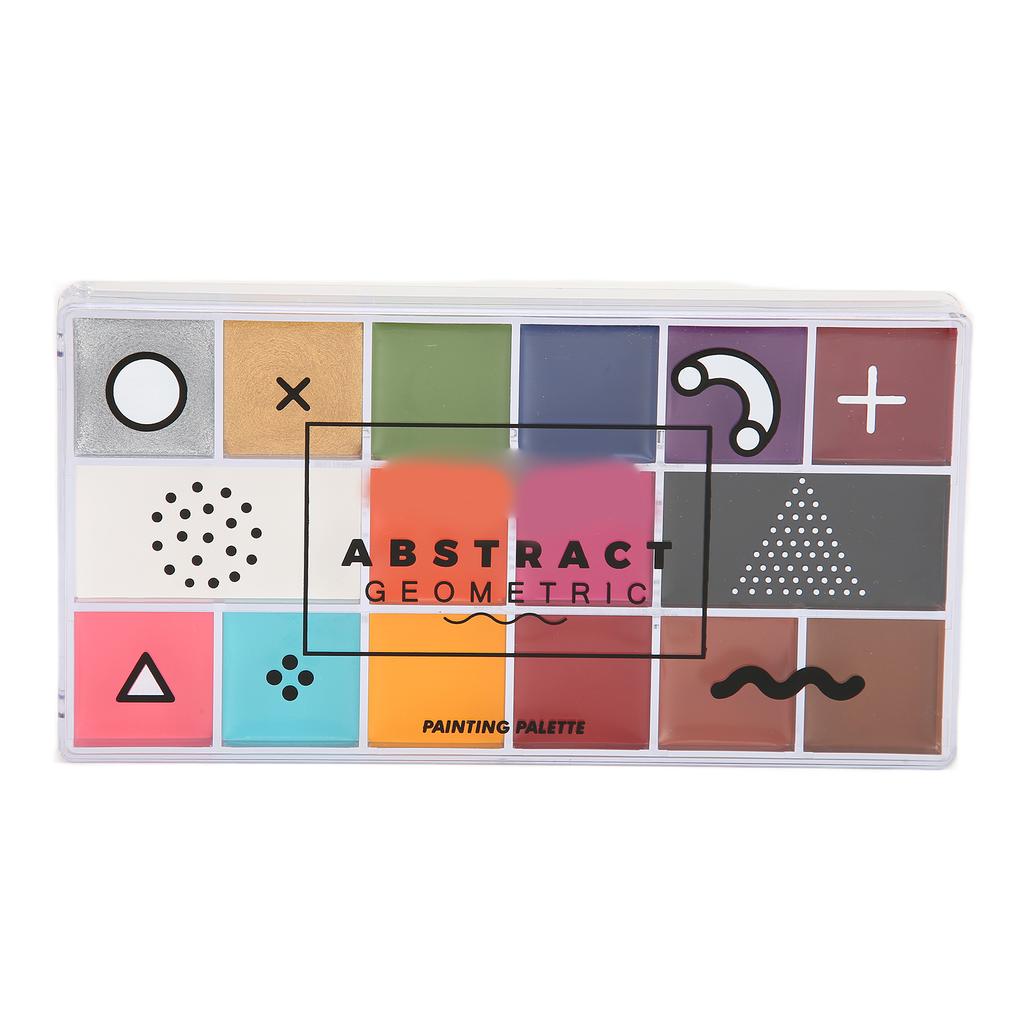 IMAGIC 16 Colors Face Body Paint Oil Athena Face Painting Palette for Halloween Cosplay Costumes