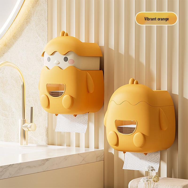 Cartoon Chicken Wall-Mounted Tissue Box, 2-Pack