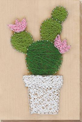Set of String Art Outline Art Plants