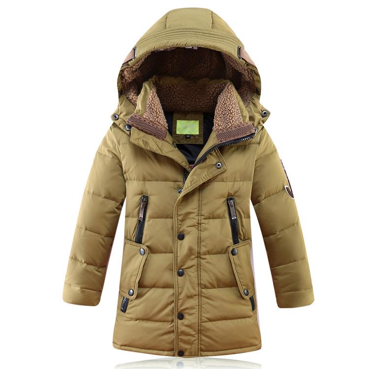 Jongens Warme Kinder Winter Eendendons Jas Kinderen Kinderjas Verdikken Bovenkleding Parka