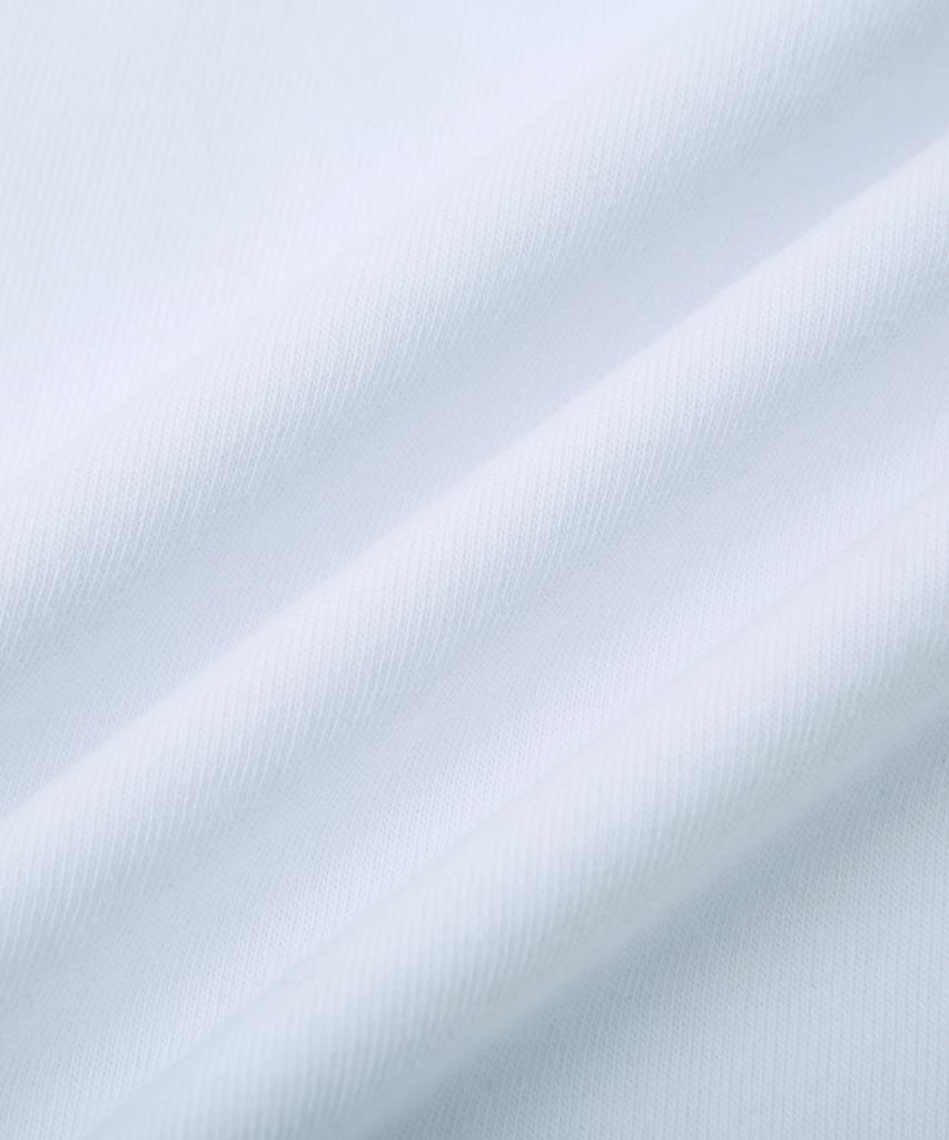 DOLPHIN WAVE APPAREL Dolphin Loose Crop Long Sleeve T-Shirt White