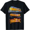 Freight Train Engine Tanker Caboose T-Shirt