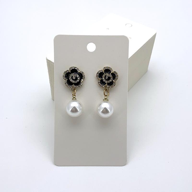 In-Stock Dangle Earrings Display Card - 5x8.9cm, 100 Sheets/Pack, Hot-Selling Design