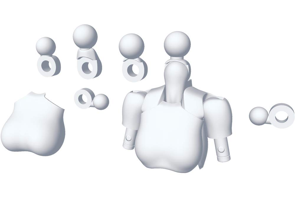 Kotobukiya Megami Device 01 Tops Set Approximately 20mm in Scale Plastic Model M.S.G White, Length, 1/1