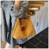 New Suede Commuter Large Capacity Tote Bag 2025 Women's Casual Simple Versatile Ins Shoulder Bag