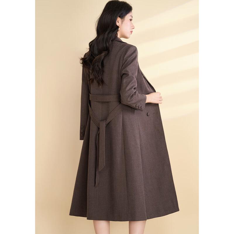 Kebeier Women's Commuter Mid-Length Trench Coat