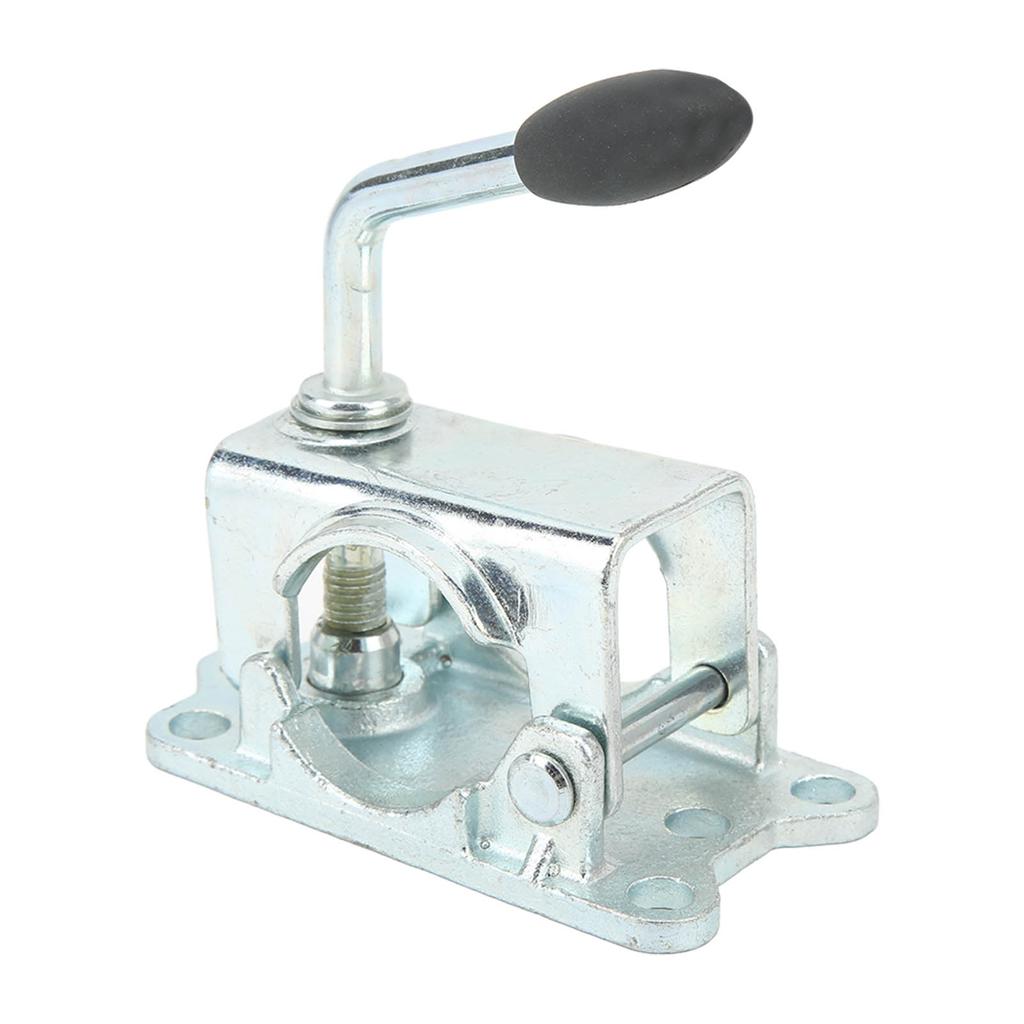 Cast Clamp Galvanized Iron Trailer Wheel Prop Stands Jack Split Cast Clamp for 48mm Pipe Diameter