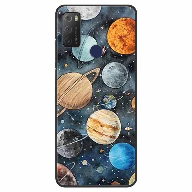 For TCL 20Y Case Shockproof Silicone Soft Phone Back Cover For TCL 20E 6125F Case TPU Bumper Coque For TCL20Y TCL20E 20 Y Funda