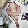 Body Sexy Trasparenti Con Laccetti Calze Lingerie Abbigliamento Donna Cavallo Aperto Vedo-Non-Vedo Teddies Reggicalze Lingerie Erotica