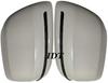IDT White Door Mirror Covers with Sequential Turn Signals for Land Cruiser 200 Prado 150 and Includes a Mini Features a Flowing Turn Signal Design