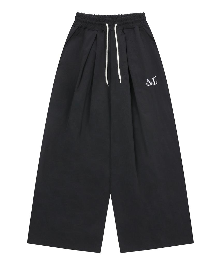 MUCENT Arion Pintuck Wide Elastic Waist Pants Unisex (2 Colors)