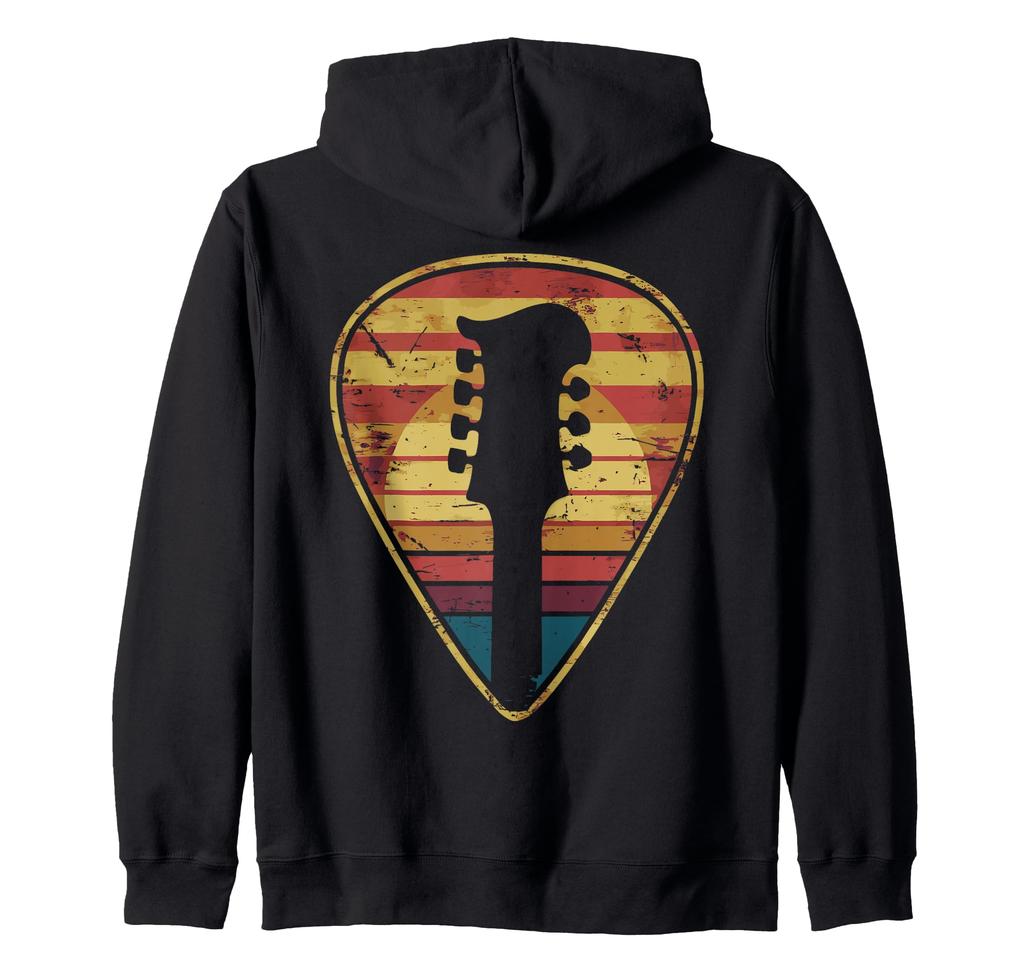Skeleton Guitar Guy Zip Hoodie for Guitarists