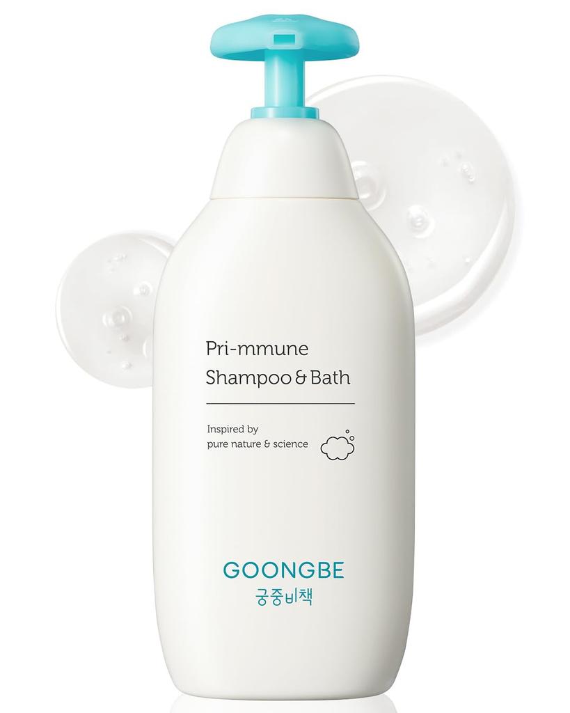 GOONGBE Primune Baby Large For Whole Body Gentle on Hair and Mild Baby Baby Natural Moisturizing for Dry Sensitive GPMG2001 Soap, 350ml, Capacity,