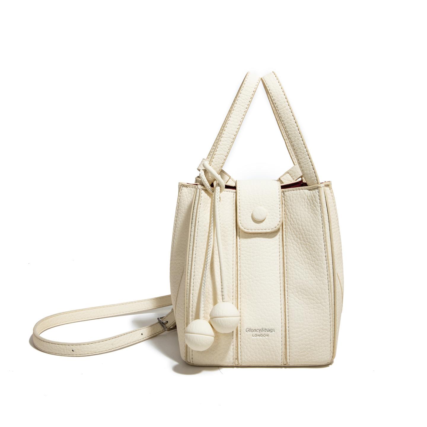 

Bucket Bag for Women, Casual and Practical, Stylish and Single-shoulder Crossbody Bag бежевий