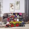 Warm Blanket Camping High School DxD Anime Throw Blanket  Flannel Bedspread For Couch Chair Street Trend Sofa Bed Cover