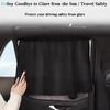 Car Sunshade Curtain Suction Cup UV Protection Heat Insulation Privacy Cover For Baby Kids Car Interior Accessories