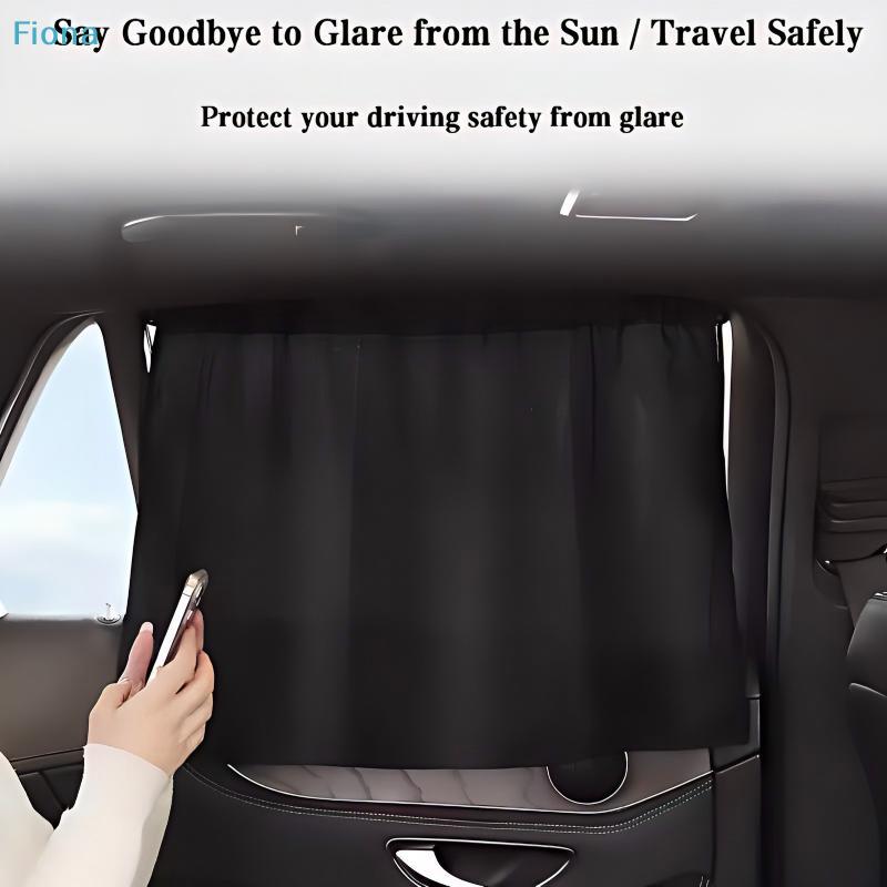 Car Sunshade Curtain Suction Cup UV Protection Heat Insulation Privacy Cover For Baby Kids Car Interior Accessories