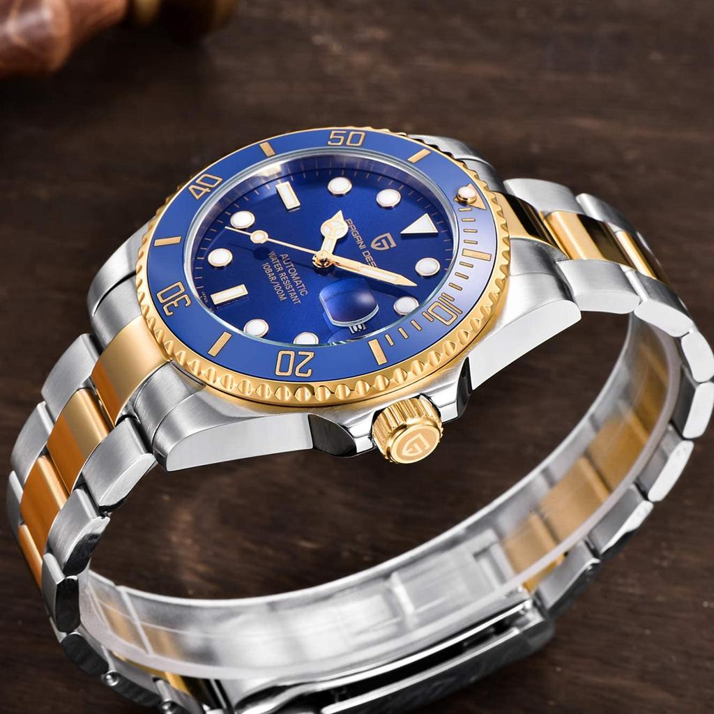 Pagani Design Made In Submariner Automatic Mechanical Ceramic Dress Stainless Steel Sapphire Perfect for PAGANI DESIGN Men's Watch, Japan, Diver's