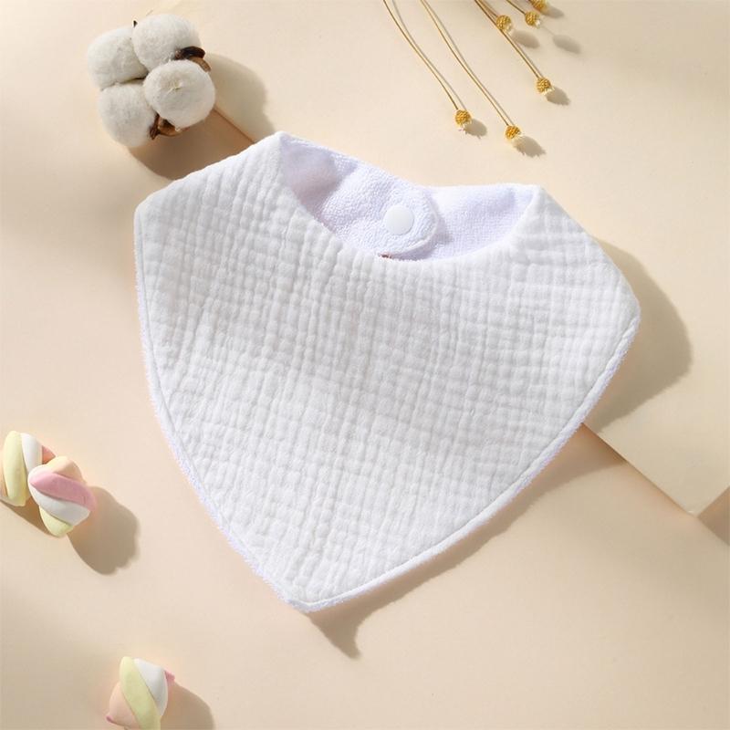 Absorbent & Waterproof Infant Bibs Stylish & Practical Bibs Cotton Burp Cloth Comfortable Perfect for Feeding & Teething