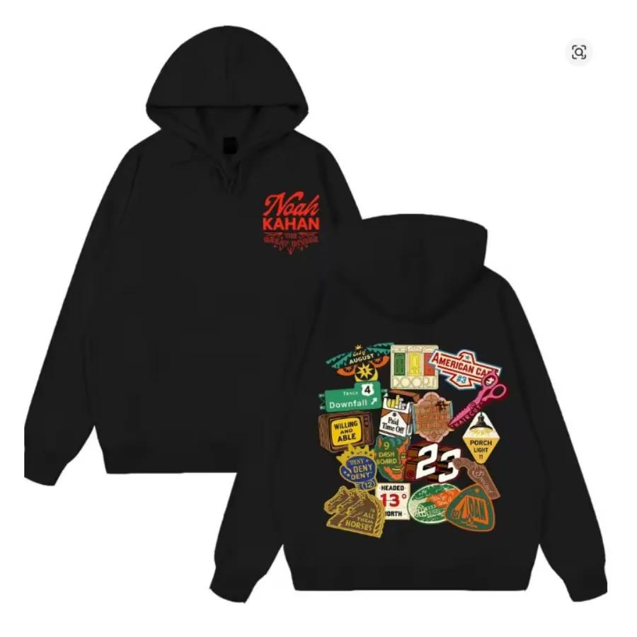 Noah Kahan The Great Divide Tour 2026 Oversized Hoodie Women Men Harajuku Sweatshirt Streetwear Hip Hop Long Sleeve Pullover Hooded Jac175
