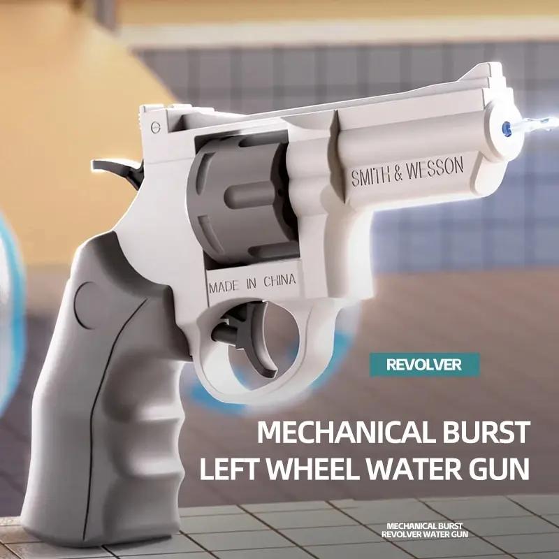 1 SZT. Letnia Pistolet na Wodę Zabawka Mechaniczny Ciągły Rewolwer Pistolety na Wodę Zabawki Chłopcy Dziewczynki Na Zewnątrz Plaża Zabawki Wodne Dzieci Prezenty Świąteczne