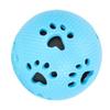 NonPoisonous Outdoor Washable Ball Dog Clean Teething Chew Toys Spiky Pet Supply(Blue Paw Print )