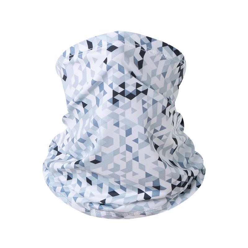 Summer Outdoor Cycling Milk Silk Face Mask: Sun Protection Neck Gaiter, Multifunctional Headscarf, Neck Warmer