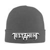 Testament Band Beanie Hat For Men Women Heavy Metal Band Winter Warm Skull Knitting Hat Cap