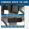 Sun Visor Extender For Car, Polarized Car Visor Extender With Polycarbonate Lens And Side Sunshade, Car Visor Protect From Glare, UV Rays, Snow