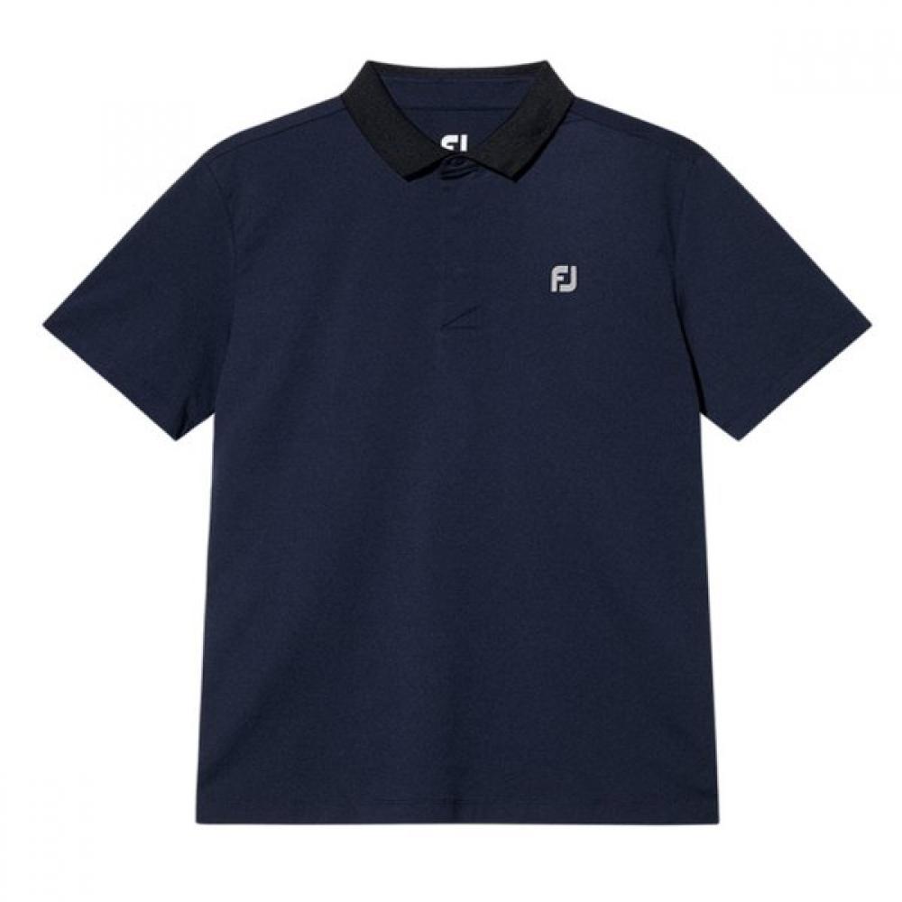 Footjoy Heathered Polo Shirt Navy 30769 XXL
