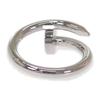CARTIER  B4099250 #9(JP Size) 50 ring K18 white gold Women