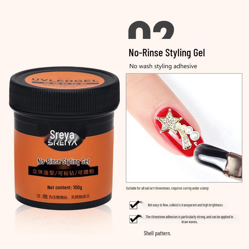 3-in-1 Builder Gel Nail Kit: UV Gel Extension, Base Coat & Sealer