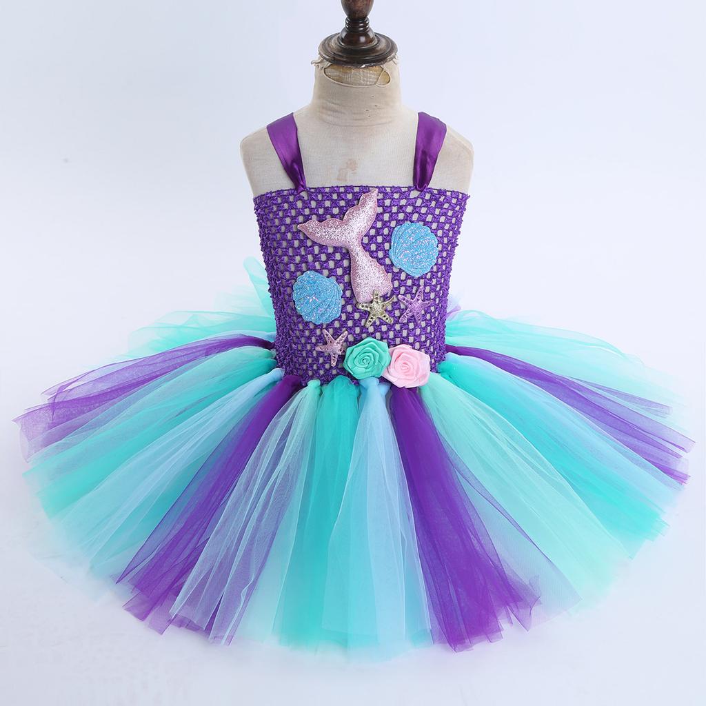 chinese dress ladies Shop Little Mermaid Birthday Dress - Sequin Tutu Dress main image 1