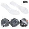 2 Pairs Shoe Pad Transparent Silicone 3 4 Shakeproof Massaging Foot Pad for Fatigue Relief
