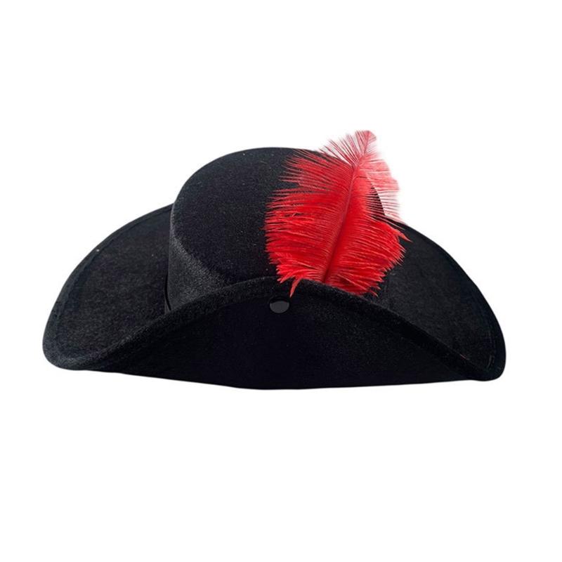 Vintage Fedora Hat Women Men Felt Vintage Hat Casual Festival Hat with Feather