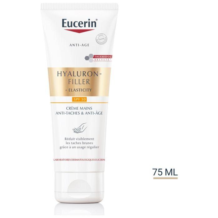 Handcreme - Eucerin - Hyaluron-Filler + Elasticity - Anti-Flecken - LSF30 - 75ml