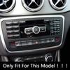 Car Interior Sticker Multimedia CD Button Decoration Suitable for Mercedes Benz GLA X156 CLA C117 A B Class W176 W246