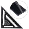 7/12inch Metric Aluminum Alloy Triangle Angle Ruler Protractor Woodworking Measurement Tool 30cm Quick Read Square Layout Gauge