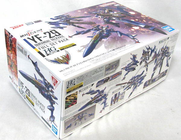 Bandai Plastic Model Kit Macross Delta Durandal Valkyrie Full Set Brand New "HG 1/100 YF-29 (Maximilian Jenius's Unit) Pack"